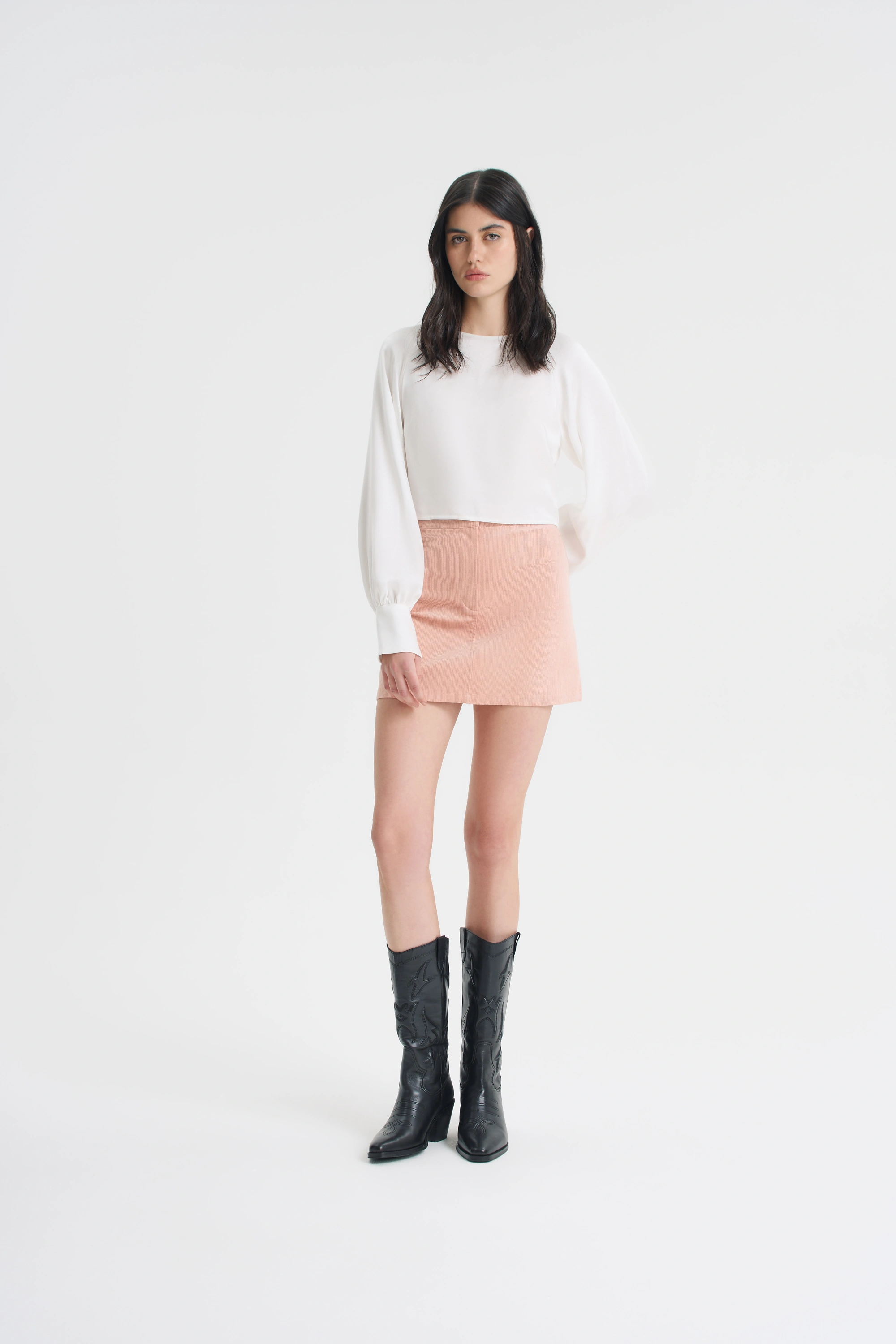 Блуза укороченная