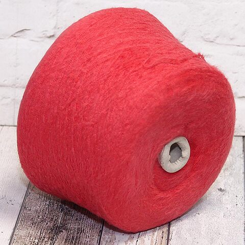 Вспушенный хлопок LANIFICIO DELL OLIVO / DAVOS 750 красный коралловый