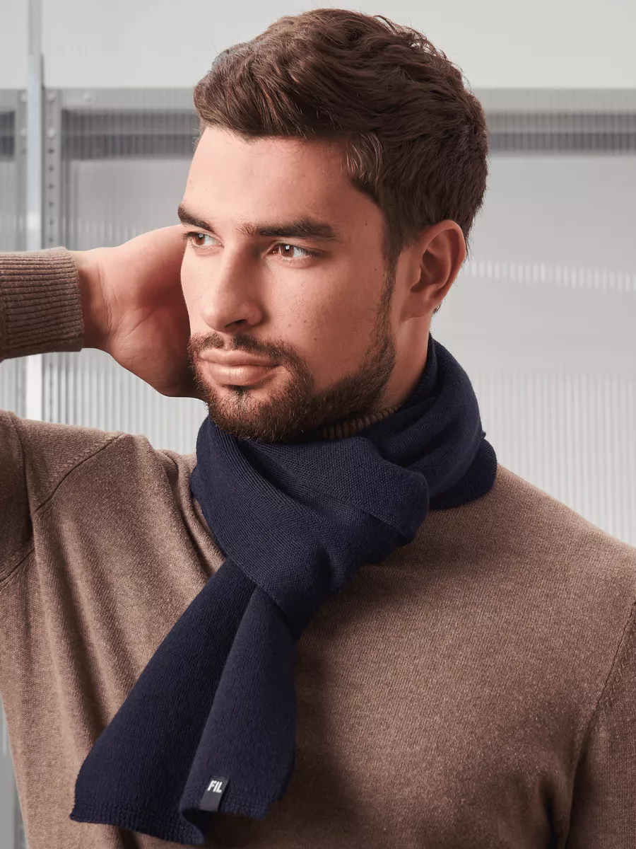 Шарф весенний длинный классический