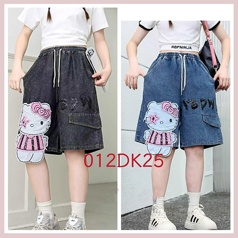 Бриджи джинсовые подр/д (10-15) 260424-SH840