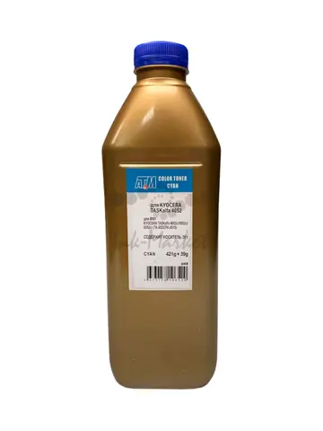 Тонер TOMOEGAWA TK-8525/8515 голубой для KYOCERA TASKalfa 4052ci, 5052ci, 6052ci - 421 гр тонер + 39 гр носитель.