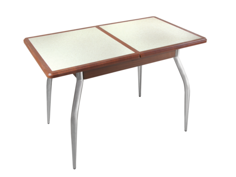 Обеденный раздвижной стол из мдф и искусственного камня 