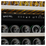 Винный шкаф MEYVEL MV99PRO-KBT2 265 л 595х700х1200 мм черный
