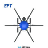 Рама сельскохозяйственного гексакоптера EFT E610M (10 л, 30*350 мм, Water tank (8mm/10mm/12mm water outlet)