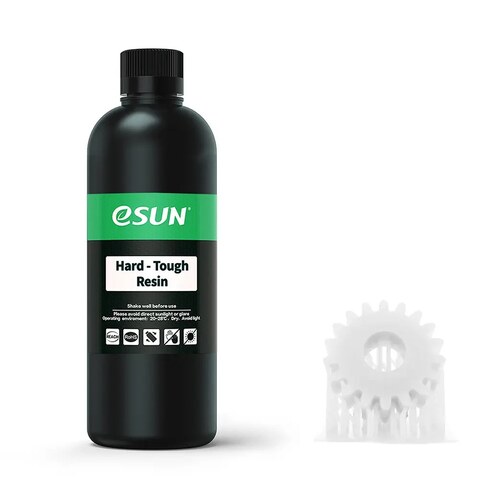Фотополимерная смола eSUN Hard and Tough Resin for LCD, 1 кг, белый, HARDTOUGHRESIN-W
