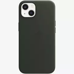Чехол для  смартфона  Apple iPhone 13 mini Leather Case with MagSafe  Sequoia Green( MM0J3ZM/A)