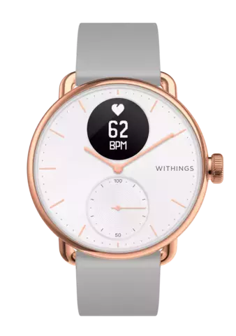 Withings Scanwatch 38 mm - White & Rose