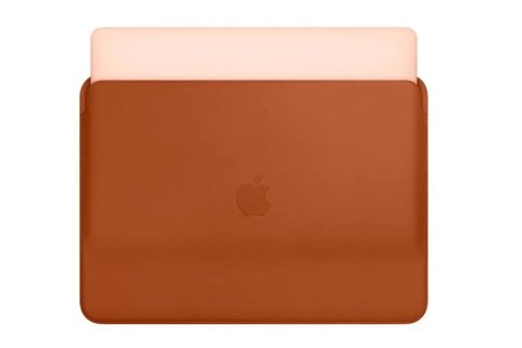 Leather Sleeve for 16-inch MacBook Pro – Saddle Brown (MWV92ZM/A)