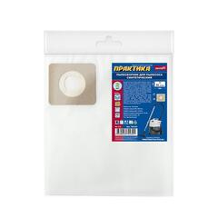 Мешки  ПРАКТИКА для пылесосов EDON, ДИОЛД, ЗУБР и др., до 22 л., синтетика, уп. 2 шт.