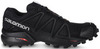 Элитные кроссовки внедорожники Salomon Speedcross 4 W black женские