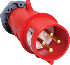 Вилка кабельная IEK 024 3Р+РЕ 32А 380В IP44 MAGNUM PSN02-032-4