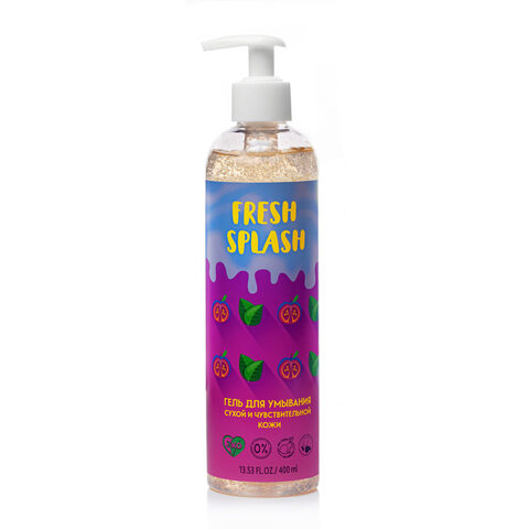 Bio World Fresh Splash Гель для умывания сухой и чувствительной кожи, 400 мл