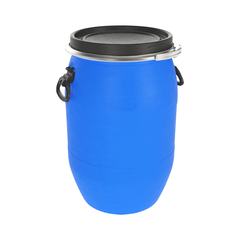 Бочка пластиковая ЗТИ Open Top, с крышкой и хомутом, 65 л, 218272