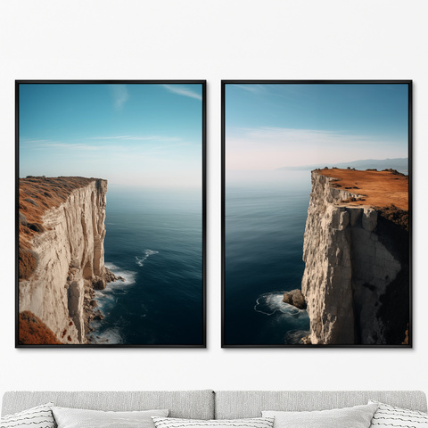 ArtNoMore - Набор из 2-х репродукций картин на холсте Majestic rocks, 2024г.
