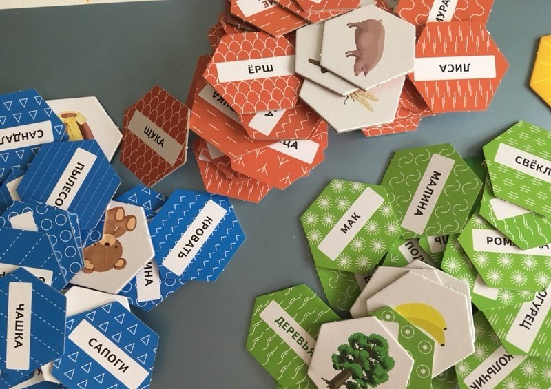 Речевые кубики игровой комплект