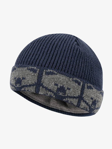 Утеплённая шапка «7 Русских Медведей» с флисовой подкладкой, цвета неви