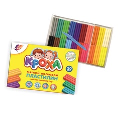 Plastilin \ Пластилин мягкий Кроха, 20 цветов