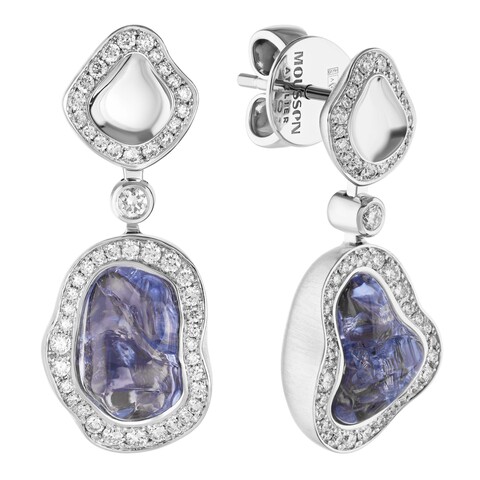 Серьги со Шпинелью и Бриллиантами, E0033-22/1