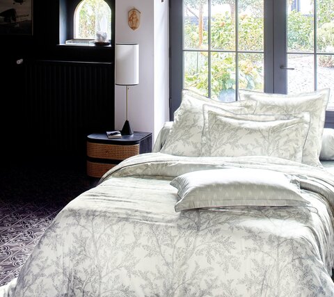 Постельное белье 2 спальное евро Blanc des Vosges Broceliande Brume