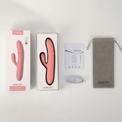 Интерактивный кролик-вибратор Mora Neo c подвижным кольцом из бусин от SVAKOM