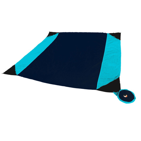 Картинка пляжное покрывало Ticket to the Moon Beach Blanket Navy/Turquoise - 1