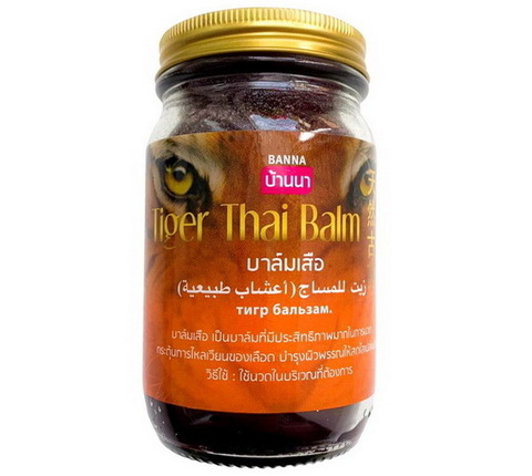 Тайский тигровый бальзам Tiger Thai Balm Banna, 200 гр