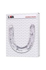 Прозрачный двухсторонний фаллоимитатор Double Dildo - 40 см. - 