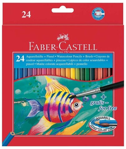 Karandaş 24 rəng Faber Castell