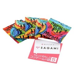 Презервативы SAGAMI Miracle Fit 5 шт. (анатомическая форма)