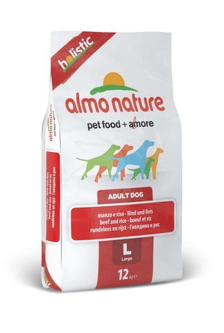 Сухой корм Almo Nature Holistic - Large Adult Beef and Rice