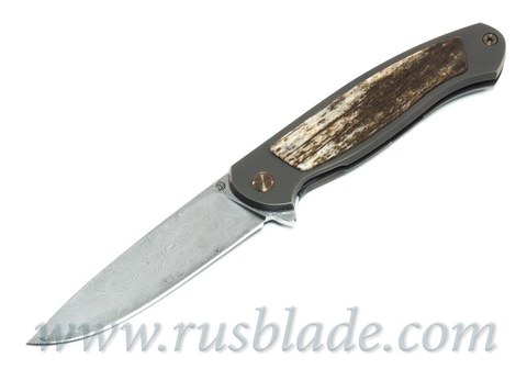 Cheburkov Scout Damascus Giraffe's bone 