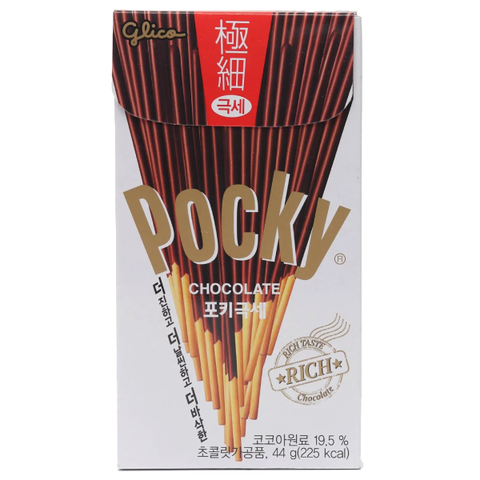 Бисквитные палочки с молочным шоколадом, ультратонкие Pocky Microfine, 44 гр