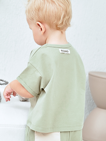 Футболка детская оливковый