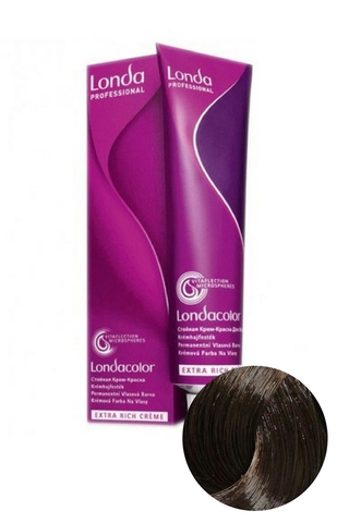 Стойкая крем-краска для волос LondaColor 4/4 Шатен медный, Londa Professional, 60 мл