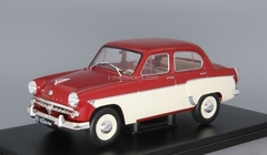 Moskvich-407 red-beige 1:24 Legendary Soviet cars Hachette #12