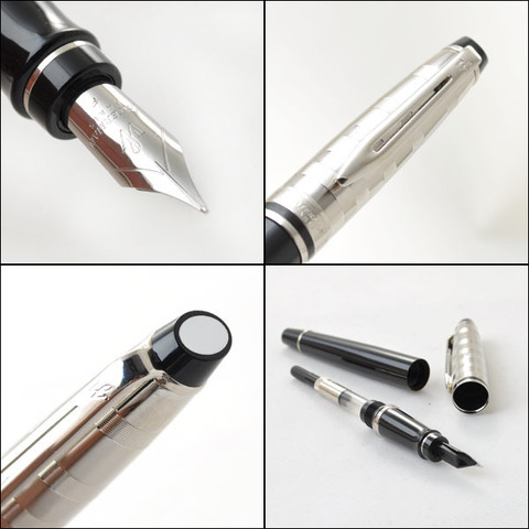 Перьевая ручка Waterman Expert 3 DeLuxe, цвет:  Black CT, перо: F123