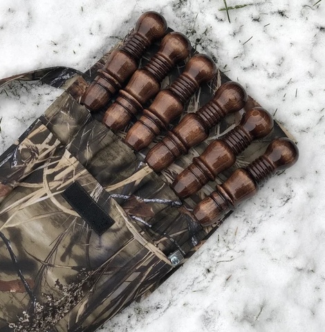 Набор шампуров Тюльпан в чехле "Лес"