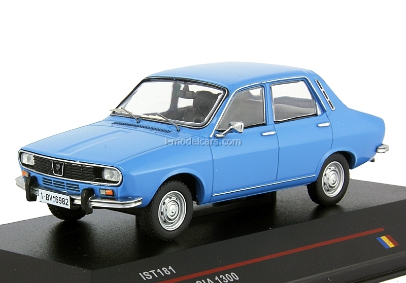 MODEL CARS Dacia 1300 blue 1969 IST181 IST Models 1:43