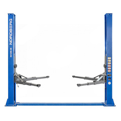 NORDBERG (N4120B-4B_3+2_380) Подъемник двухстоечный 4 т, 380 В, синий