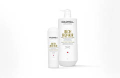 GOLDWELL NEW DUALSENSES RICH REPAIR RESTORING CONDITIONER – ВОССТАНАВЛИВАЮЩИЙ КОНДИЦИОНЕР ДЛЯ ПОВРЕЖДЕННЫХ ВОЛОС 200 мл