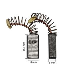 Щетка графитовая UNITED PARTS 5х8х15.5мм для BOSCH GBM13-2/GBS75AE/GDS18E (аналог 2604321905) (10шт)