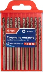 Сверла по металлу CUTOP Profi (упаковки по 5/10 шт)