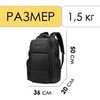 Картинка рюкзак городской Ozuko 9792L Black - 2