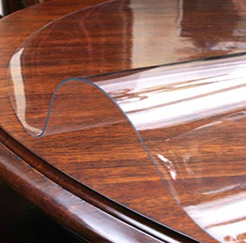 Скатерть круглая прозрачная 102 см толщина 1 мм