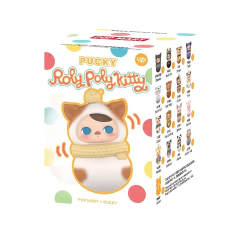 Случайная фигурка POP MART Pucky Roly-Poly Kitty