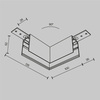 Комплектующие для накладной трековой системы Maytoni Accessories for tracks exility TRA034HCL-41W