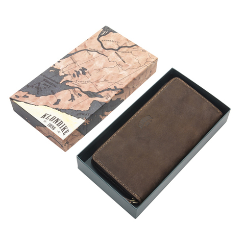 Бумажник Klondike Mary, коричневый, 19,5x10 см