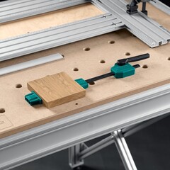 KRAFTOOL KRAFTFLEX MFT-SP, в отверстия 20 мм, горизонтальный упор/струбцина (32802)