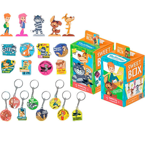 ПРОСТОКВАШИНО SWEET BOX Мармелад с подарком в коробочке 1кор*12бл*10шт, 10гр