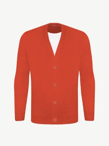 Кардиган с пуговицами из шелка